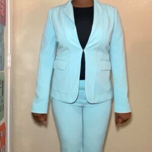 New York & Company Sky Blue Pantsuit